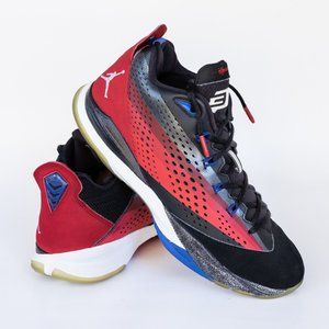 Nike Air Jordan CP3 VII ‘Black/White-Team Red-Gym Red’ Basketball Shoes, Size 10